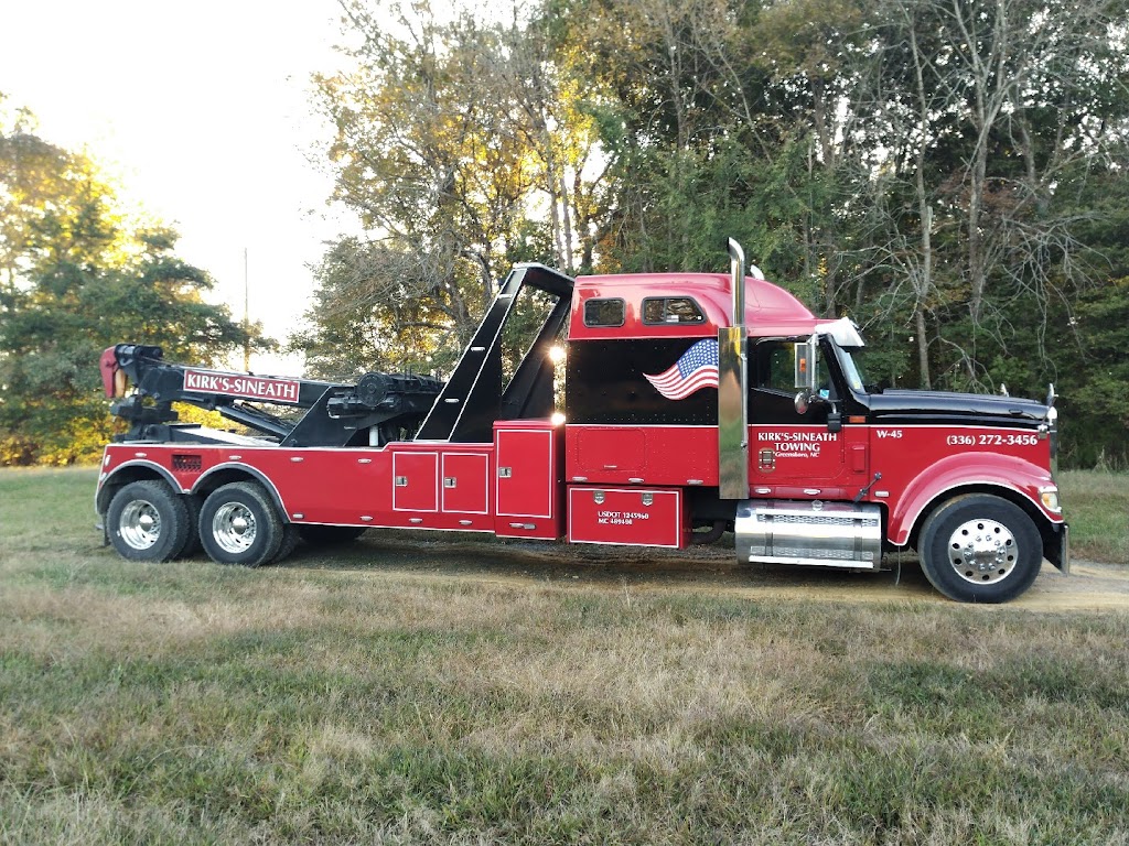 Kirks-Sineath Towing | 700 Patton Ave, Greensboro, NC 27406, USA | Phone: (336) 272-3456