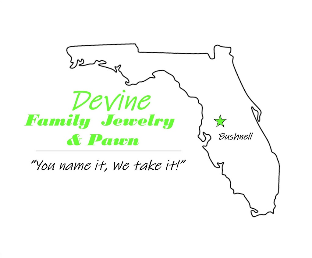 Devine Family Jewelry and Pawn | 115 W Belt Ave, Bushnell, FL 33513, USA | Phone: (352) 444-2058