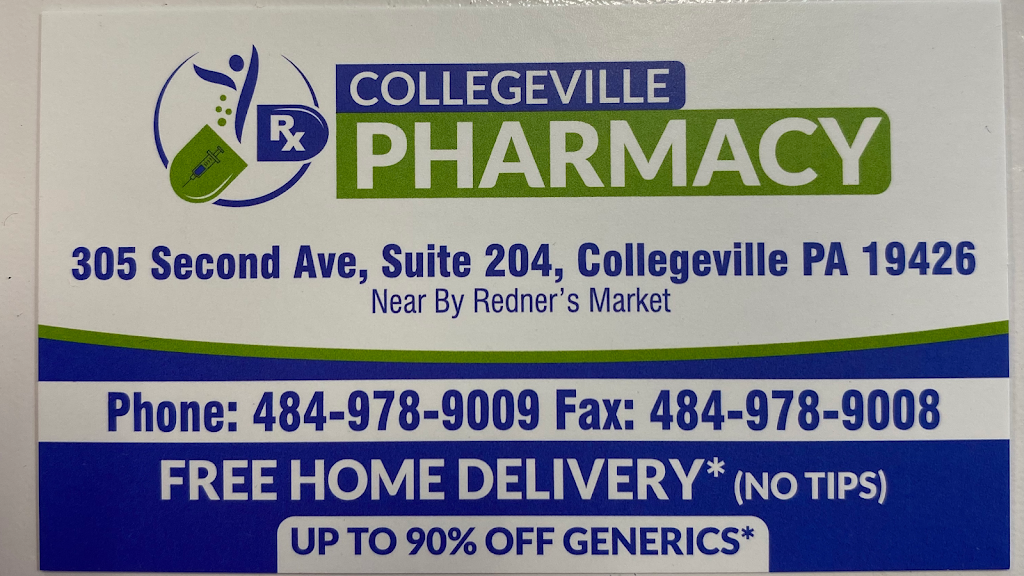 Collegeville Pharmacy Inc | 305 2nd Ave, Collegeville, PA 19426, USA | Phone: (484) 978-9009