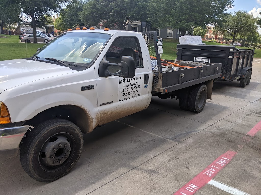 Asap Junk Removal, LLC | 1111 Lexington Ave, Flower Mound, TX 75028, USA | Phone: (682) 220-4277