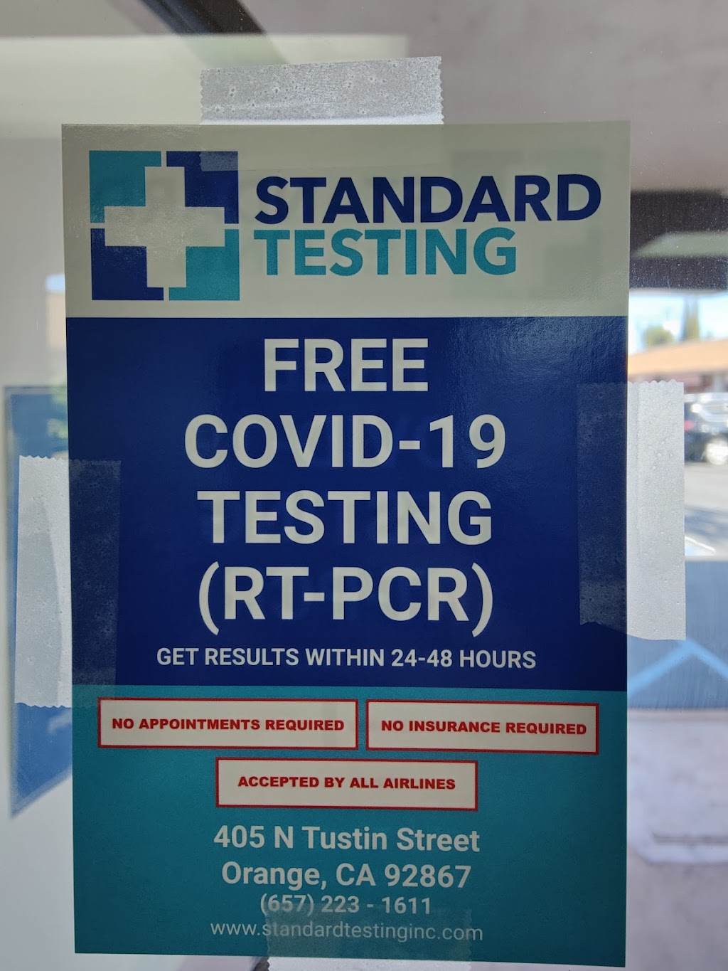 Free PCR Testing Clinic - Orange | 405 N Tustin St, Orange, CA 92867, USA | Phone: (657) 223-1611