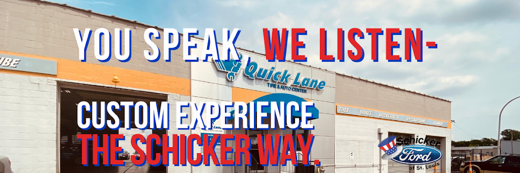 Quick Lane at Schicker Ford of St. Louis | 4843 Parker Ave, St. Louis, MO 63116, USA | Phone: (314) 655-7100
