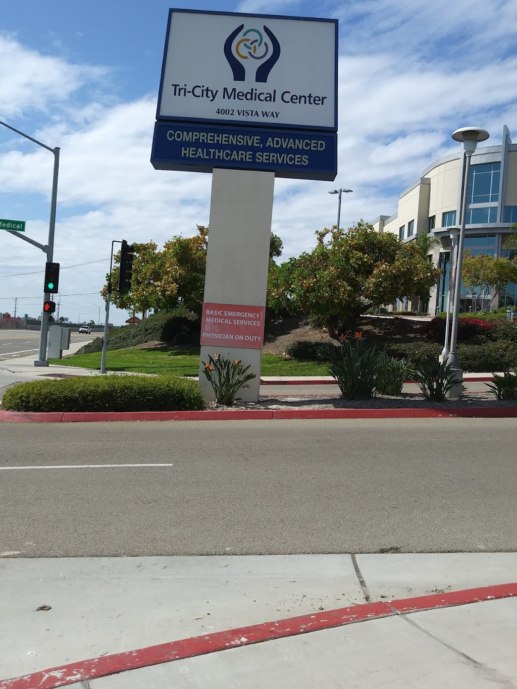 Tri-City Medical Center | 4002 Vista Way, Oceanside, CA 92056, USA | Phone: (760) 724-8411