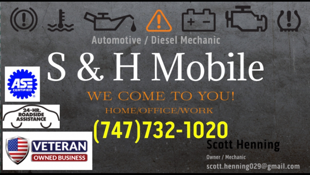 S&H Emergency Mobile Mechanic | 11185 Florence Ln, Loma Linda, CA 92354, USA | Phone: (818) 310-2362