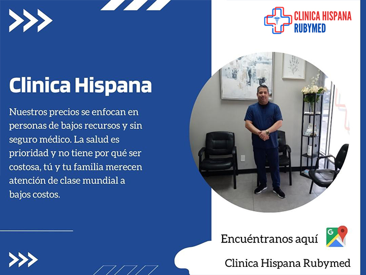 Clinica Hispana Rubymed - Katy | 5304 E 5th St Ste 113, Katy, TX 77493, United States | Phone: (346) 818-3196