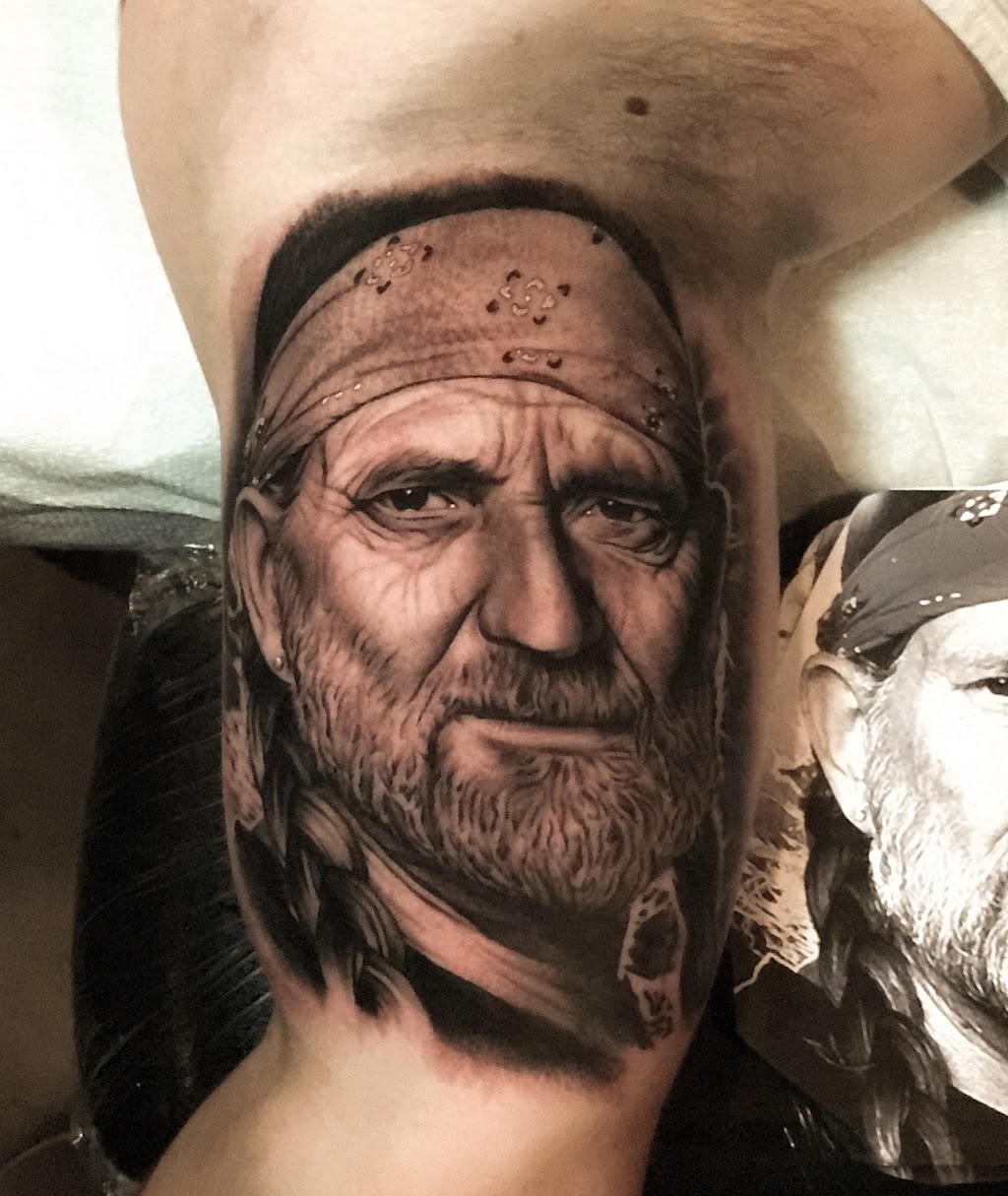 Faces in the Dark Tattoo | 121 Hall Professional Center E, Kyle, TX 78640, USA | Phone: (512) 504-9988