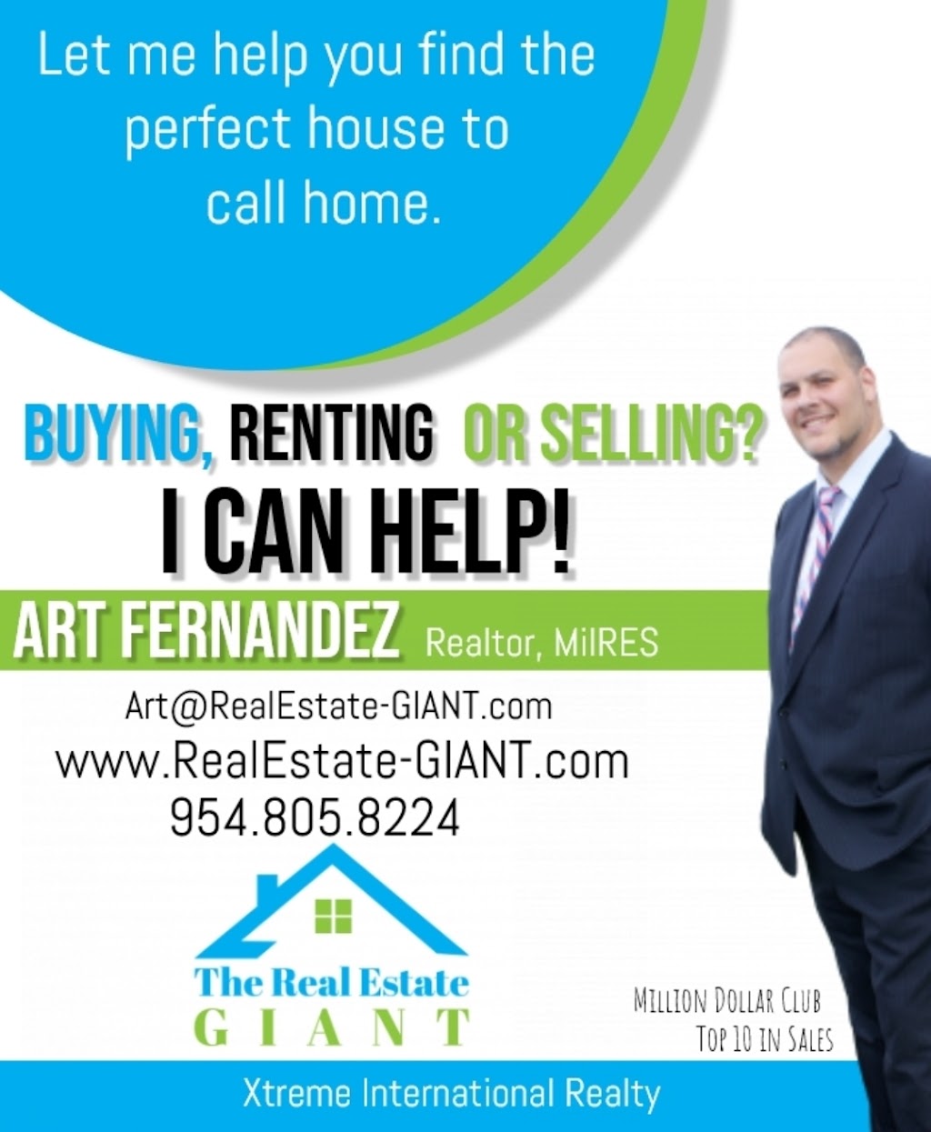 Arturo Fernandez-The Real Estate GIANT | 11386 W State Rd 84 #84, Davie, FL 33325, USA | Phone: (954) 805-8224