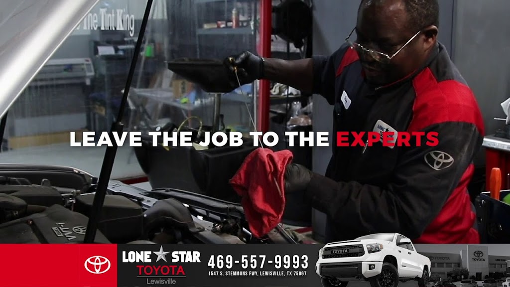 Lone Star Toyota of Lewisville Service and Parts Department | 1547 S Stemmons Fwy Suite 1, Lewisville, TX 75067, USA | Phone: (469) 671-0701