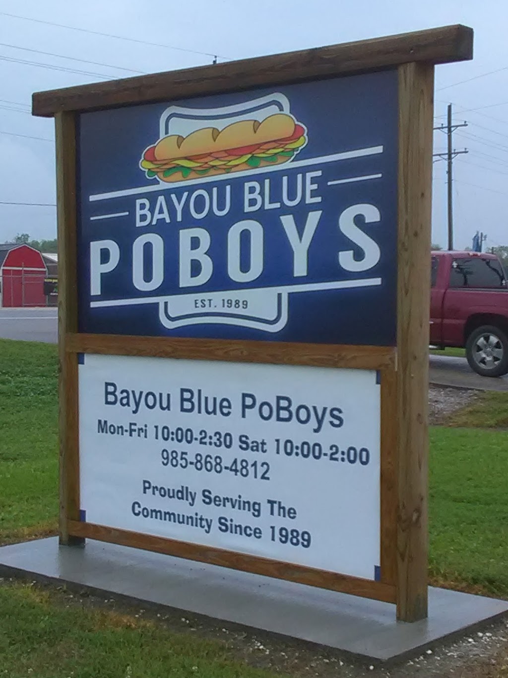 Bayou Blue Po-Boys | 1987 LA-182, Houma, LA 70364, USA | Phone: (985) 868-4812