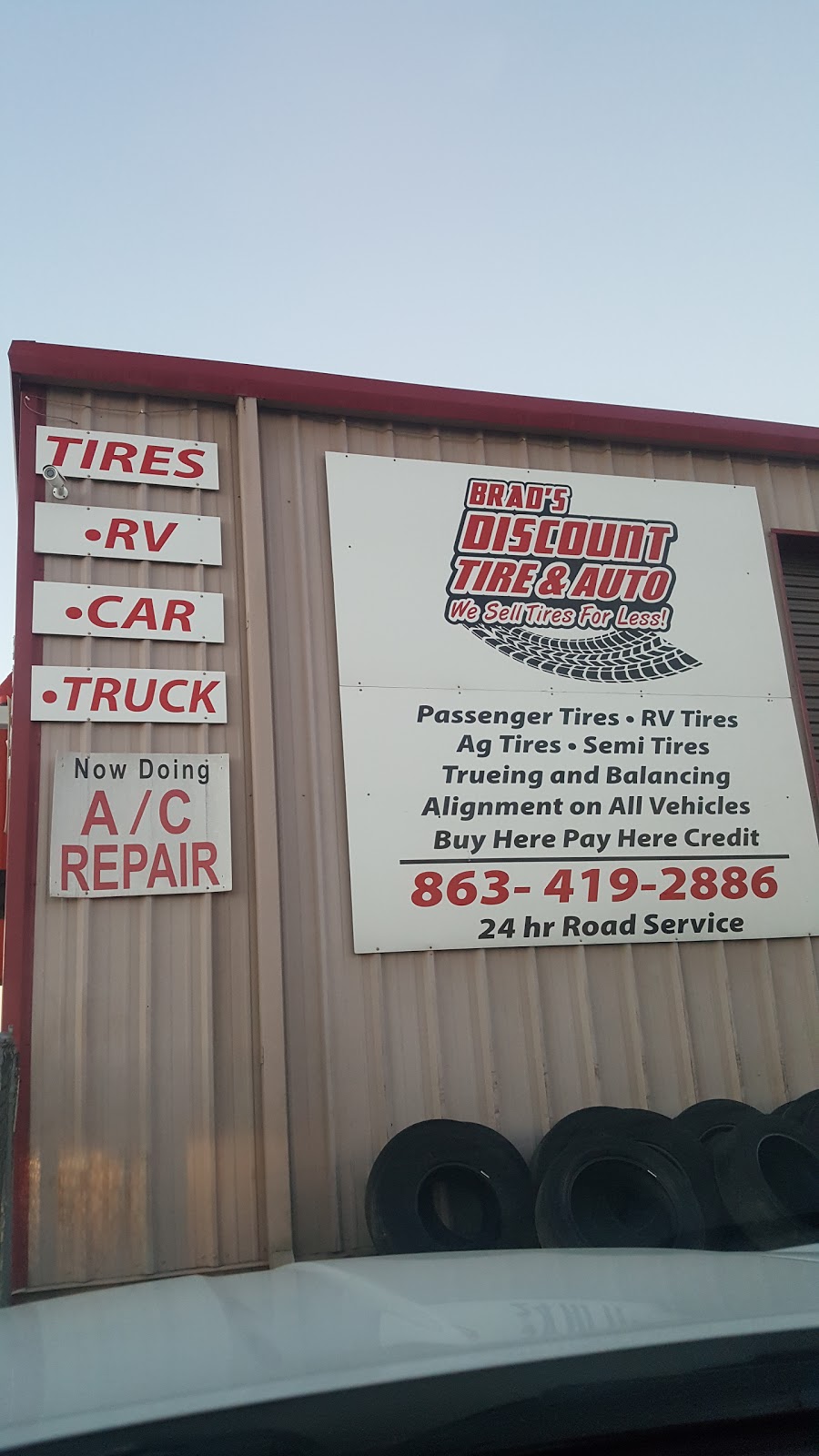 Brads Discount Tire & Auto | 38190 US Hwy 27, Davenport, FL 33837, USA | Phone: (863) 419-2886