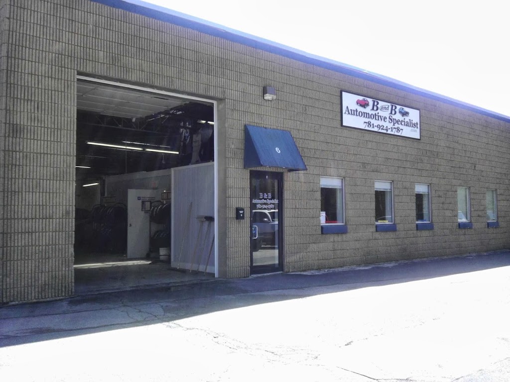 B & B Automotive Specialist | 201 Oak St #6, Pembroke, MA 02359 | Phone: (781) 924-1787