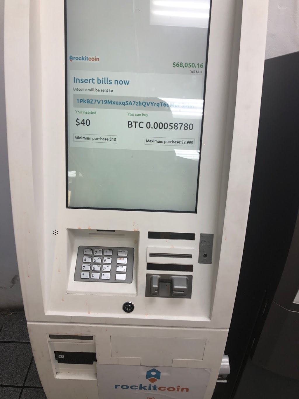 RockItCoin Bitcoin ATM | 2730 Sheridan St, Hollywood, FL 33020, USA | Phone: (888) 702-4826