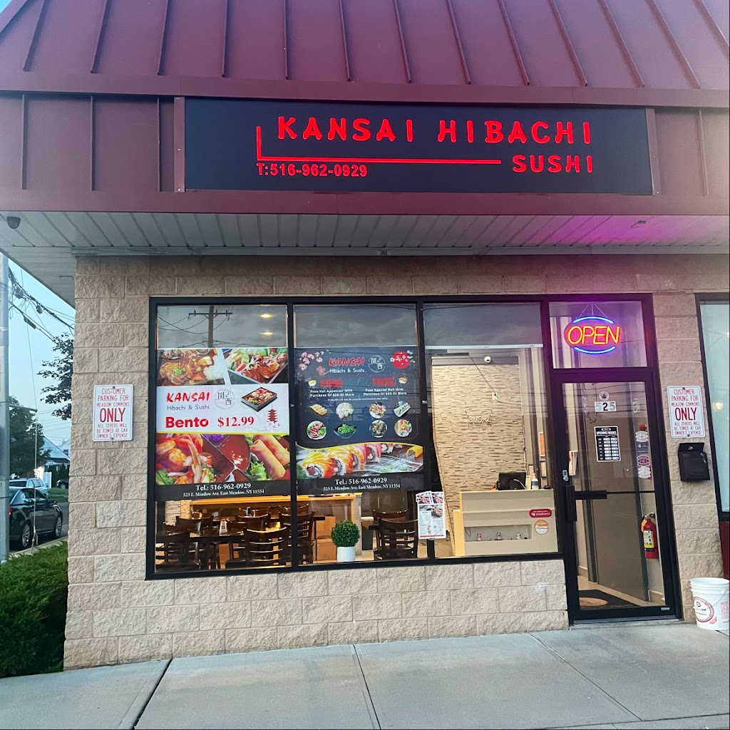 Kansai Hibachi Sushi | 525 E Meadow Ave, East Meadow, NY 11554, USA | Phone: (516) 962-0929