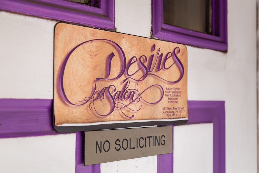 Desires A Salon | 333 W Pike St, Canonsburg, PA 15317, USA | Phone: (724) 745-0211
