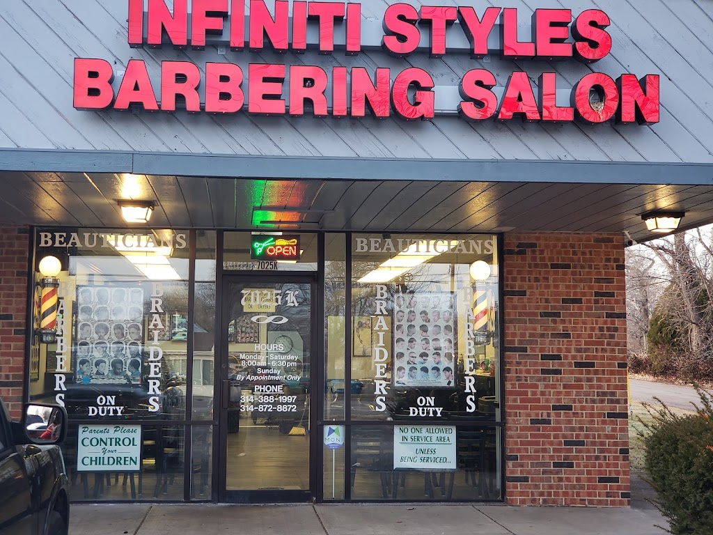 Infiniti Styles Barbering Salon | 7025 K, Howdershell Rd, Hazelwood, MO 63042, USA | Phone: (314) 388-1997