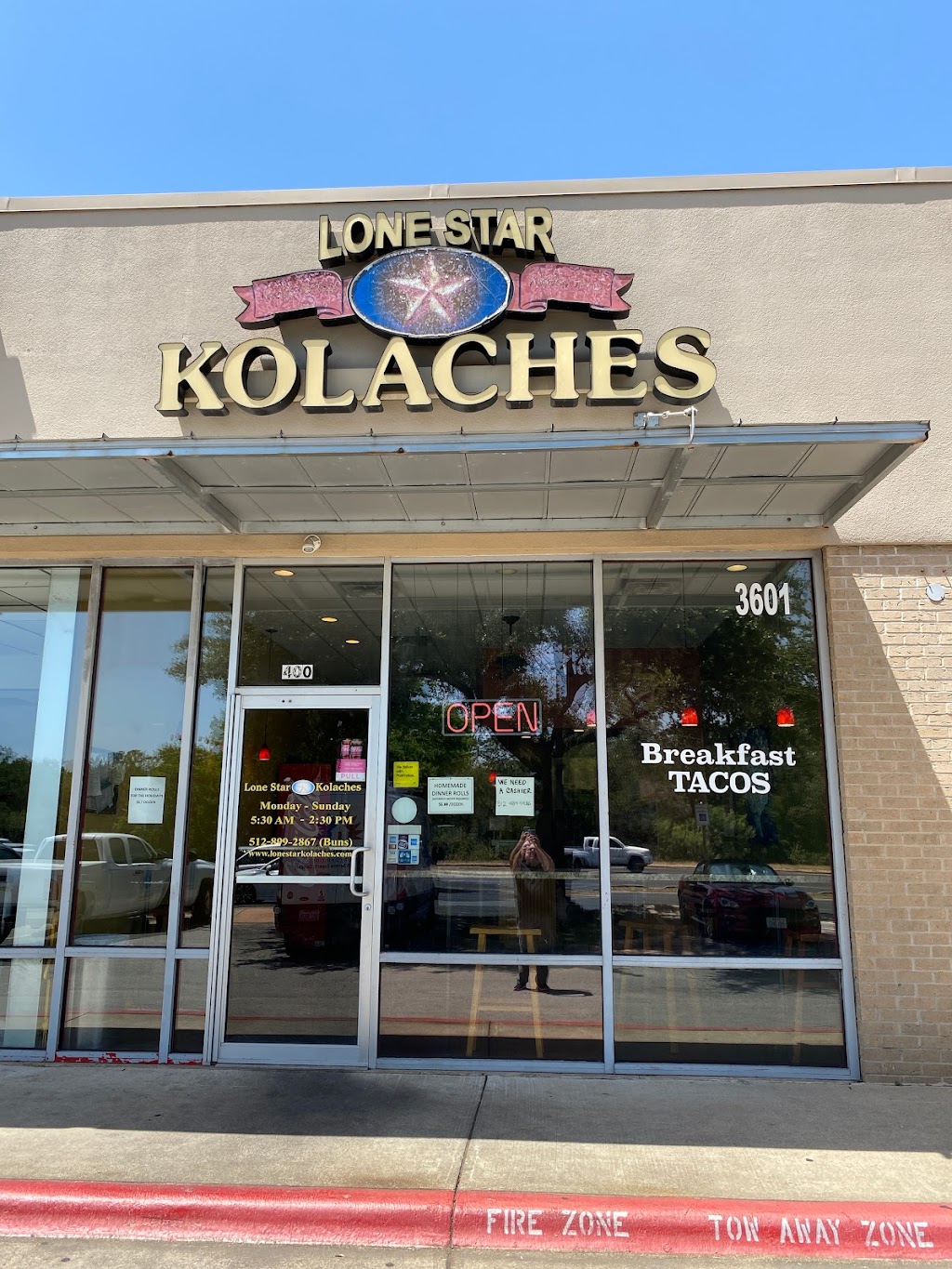 Lone Star Kolaches | 3601 W William Cannon Dr, Austin, TX 78749, USA | Phone: (512) 899-2867