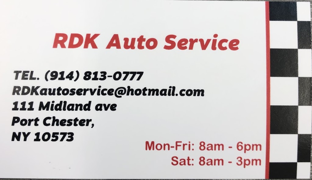 RDK Auto Service | 111 Midland Ave, Port Chester, NY 10573, USA | Phone: (914) 813-0777