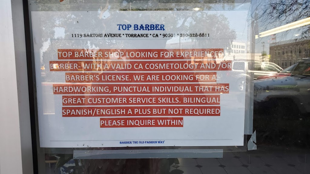 Top Barber | 1119 Sartori Ave, Torrance, CA 90501, USA | Phone: (310) 328-8811