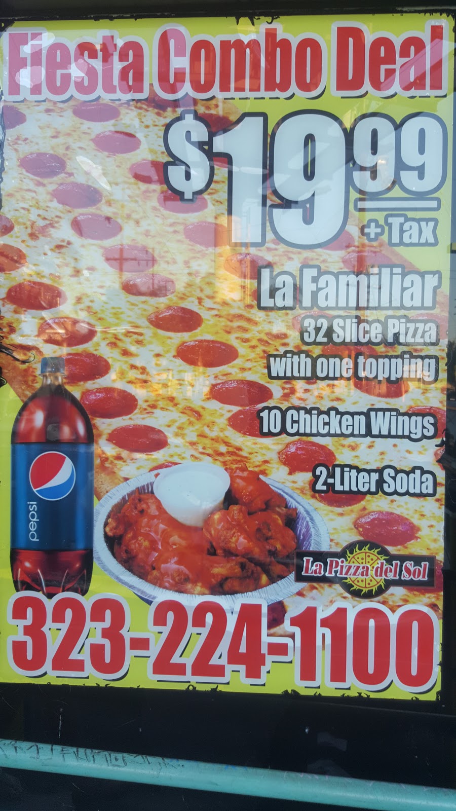 La Pizza Del Sol | 1883 Daly St #105, Los Angeles, CA 90031, USA | Phone: (323) 224-1100