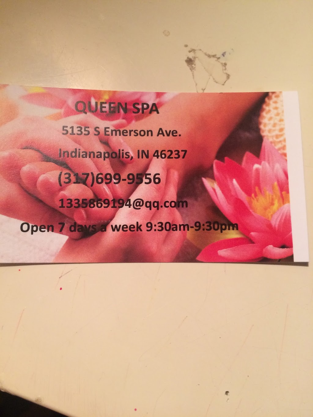 Queen Spa | 5135 S Emerson Ave, Indianapolis, IN 46237, USA | Phone: (929) 605-8088