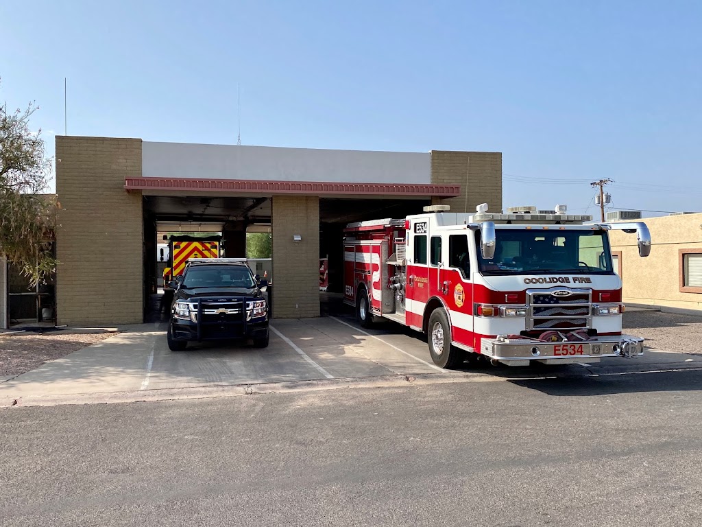 Coolidge Fire Department Station 1 | 103 W Pinkley Ave, Coolidge, AZ 85128, USA | Phone: (520) 723-3091