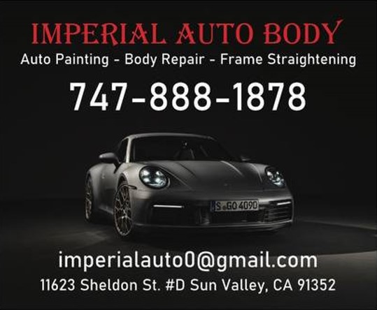 Imperial Auto Body | 11623 Sheldon St unit d, Sun Valley, CA 91352, USA | Phone: (747) 888-1878