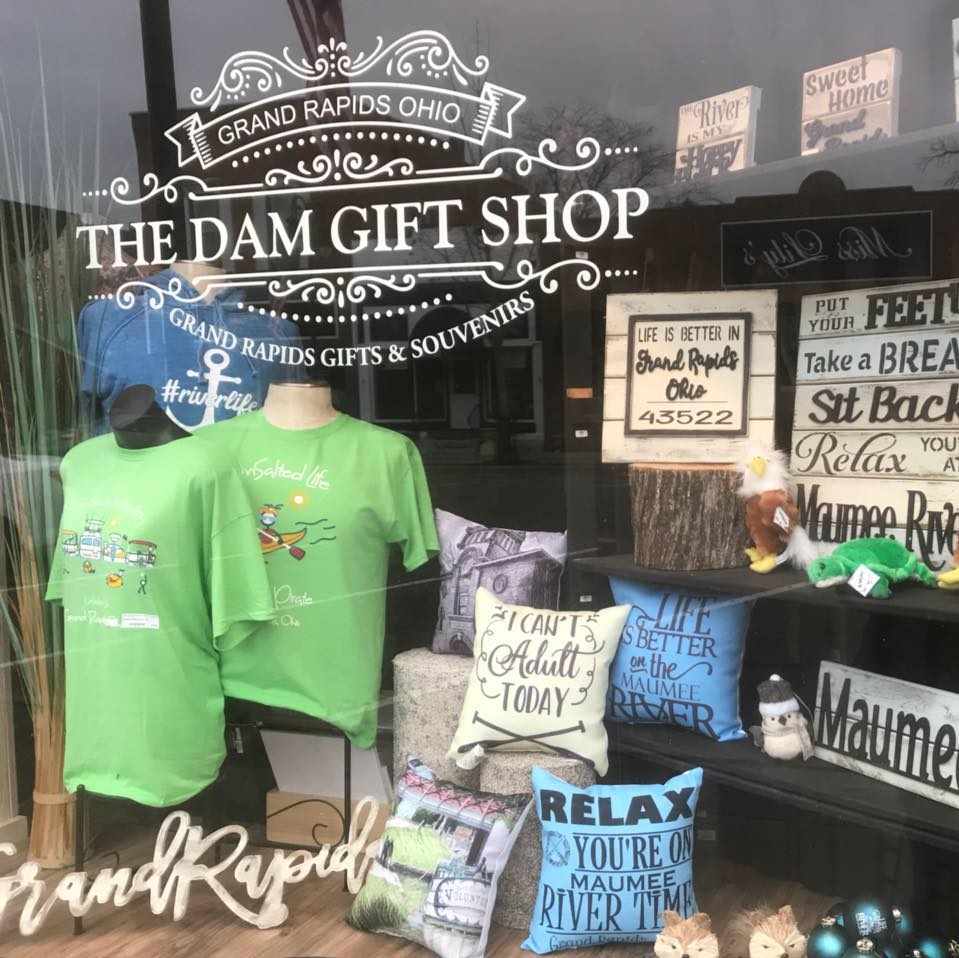 The Dam Gift Shop | 24175 Front St, Grand Rapids, OH 43522, USA | Phone: (419) 830-4192