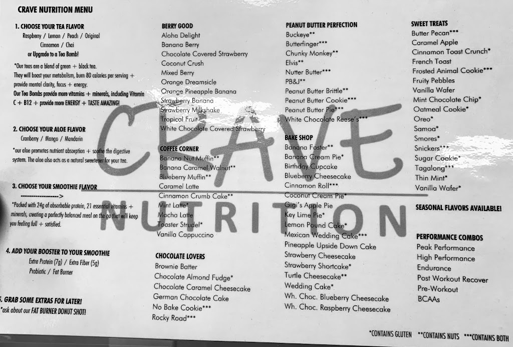 Crave Nutrition | 2891 Pontiac Lake Rd Suite 105, Waterford Twp, MI 48328, USA | Phone: (248) 499-8200