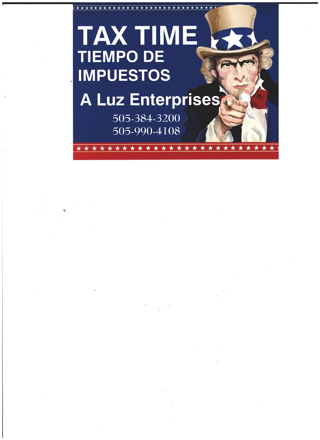 A Luz Enterprises | POB 206, 501 S, 5th St, Estancia, NM 87016 | Phone: (505) 384-3200