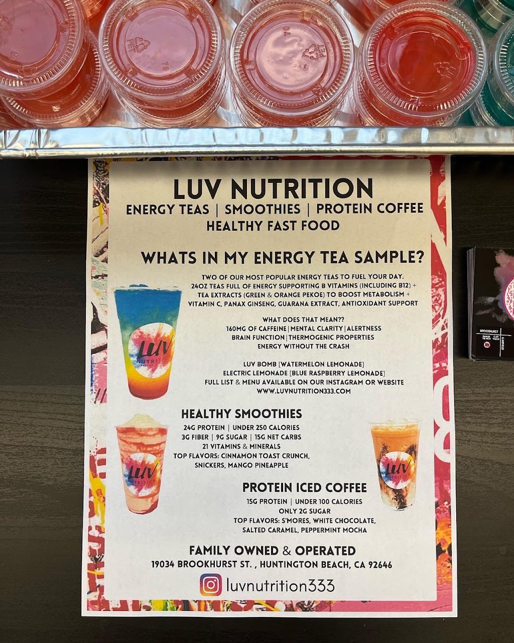 LUV Nutrition | 19034 Brookhurst St, Huntington Beach, CA 92646, USA | Phone: (714) 465-2262