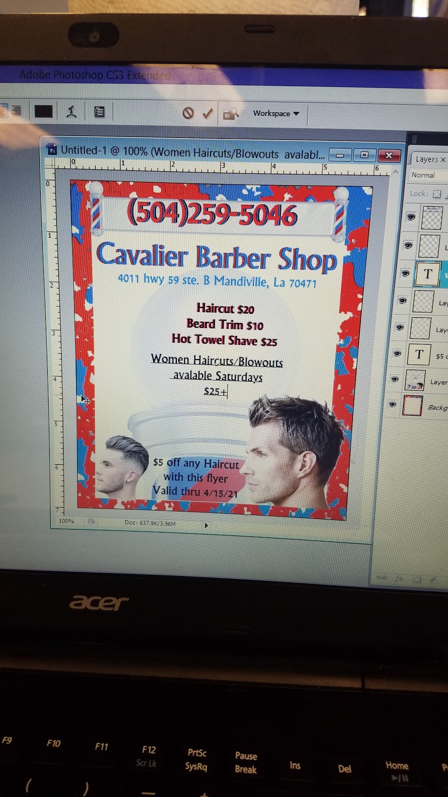 Cavalier Barbershop | 4011 LA-59, Mandeville, LA 70471, USA | Phone: (504) 259-5046