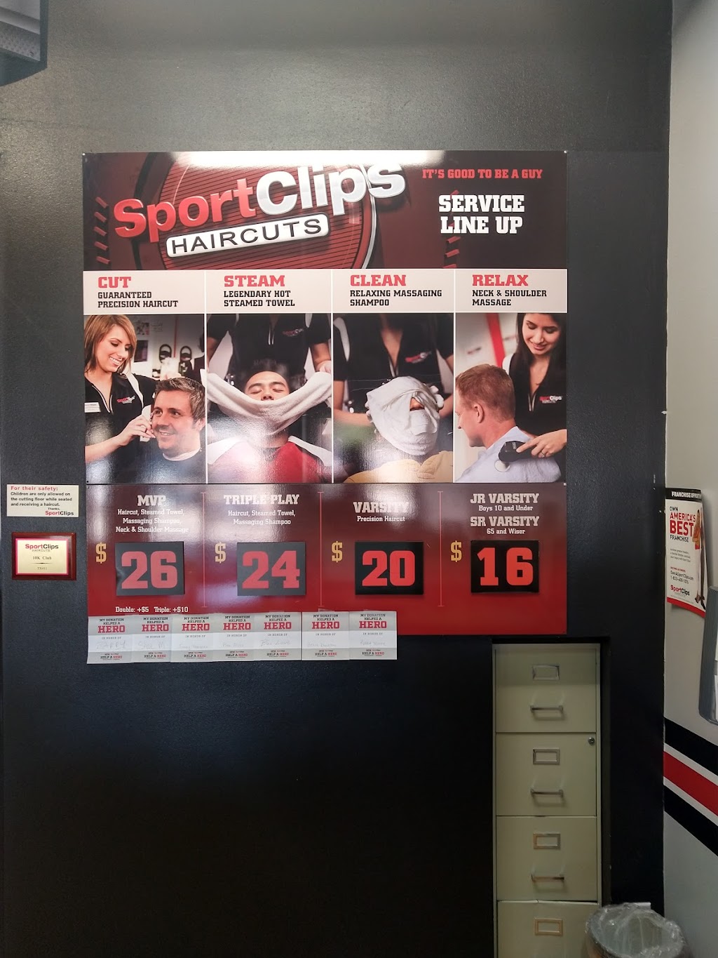 Sport Clips Haircuts of Flower Mound | 1901 Long Prairie Rd Suite #112, Flower Mound, TX 75022, USA | Phone: (214) 513-2989