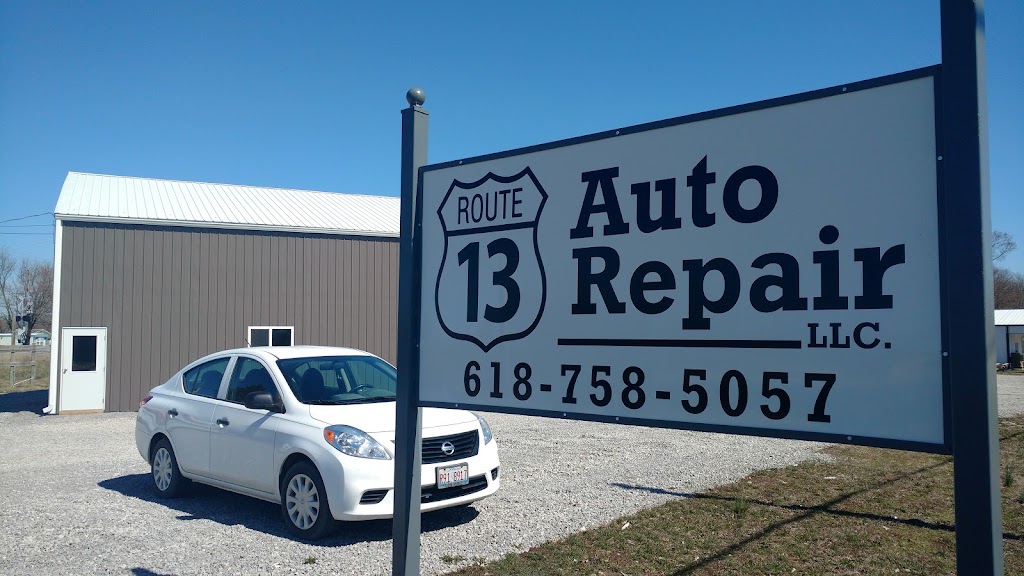 Route 13 Auto Repair LLC | 102 Nashville Rd, Coulterville, IL 62237, USA | Phone: (618) 758-5057