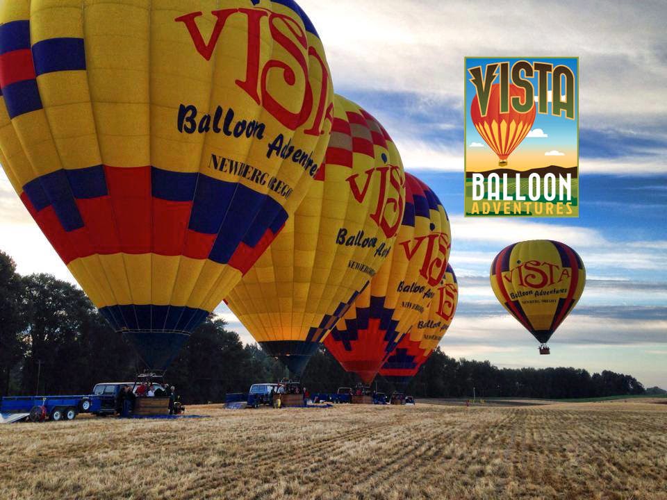 Vista Balloon Adventures | 1050 Commerce Pkwy, Newberg, OR 97132, USA | Phone: (503) 625-7385