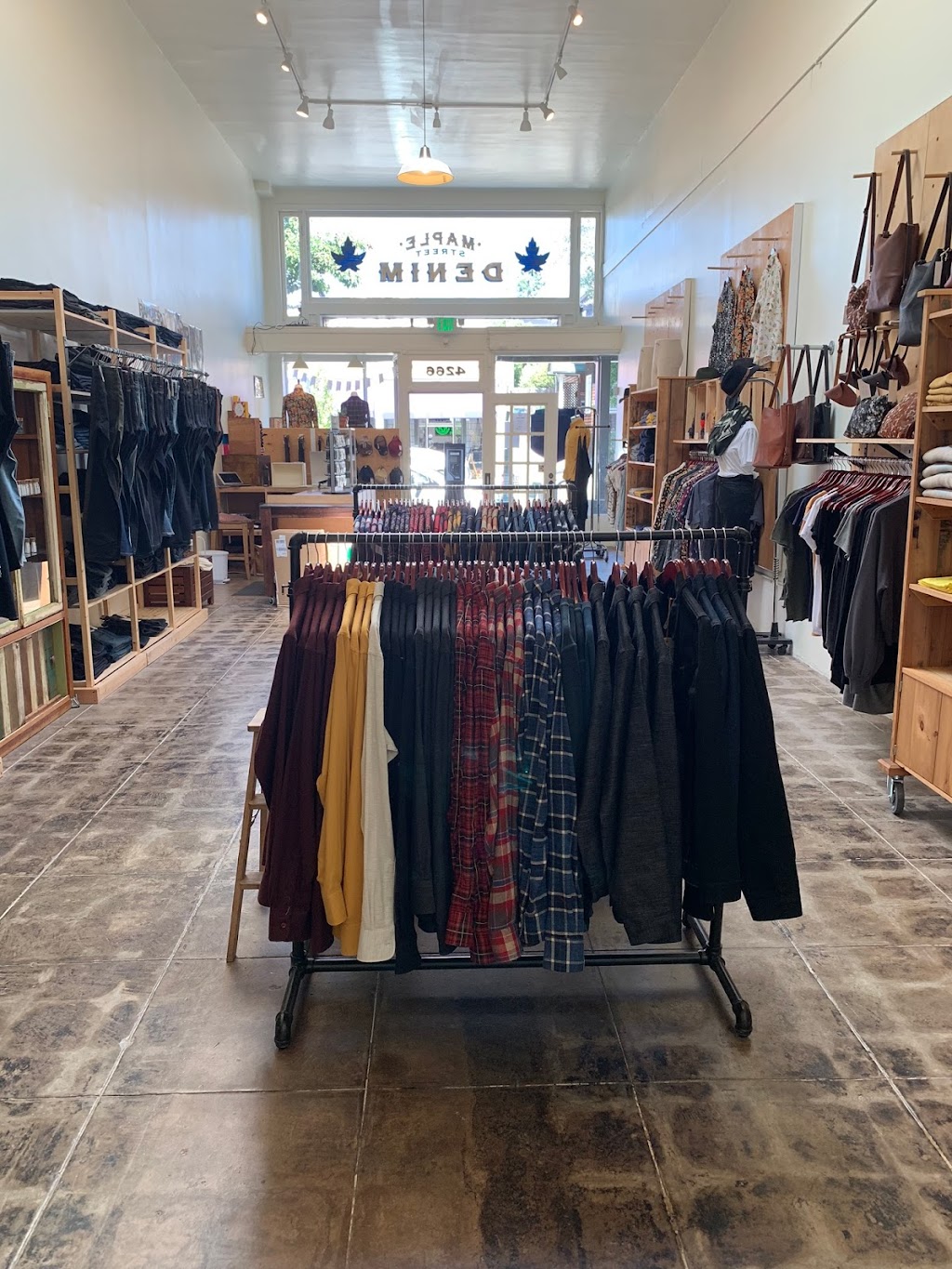 Maple Street Denim | 4266 Piedmont Ave, Oakland, CA 94611, USA | Phone: (510) 816-5326