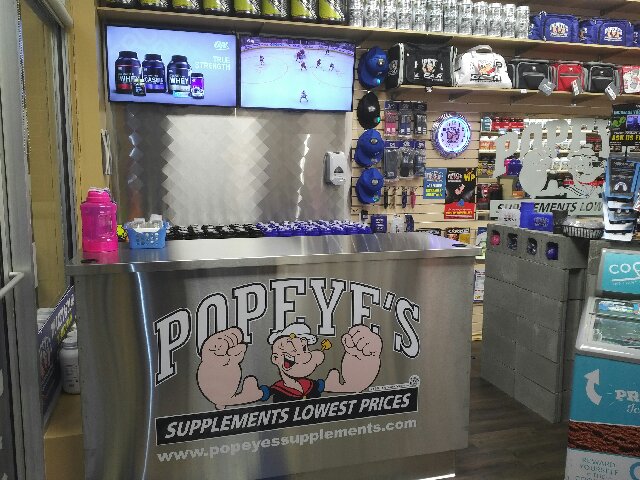 Popeyes Supplements Windsor | 4450 Walker Rd Unit E2, Windsor, ON N8W 3T5, Canada | Phone: (519) 250-4774