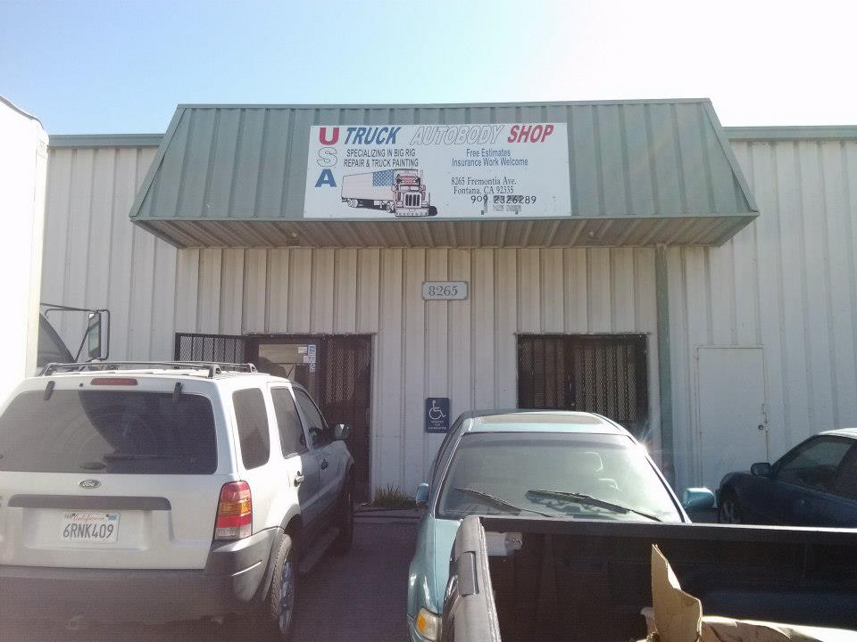 USA Truck Body Shop | 8265 Fremontia Ave, Fontana, CA 92335, USA | Phone: (909) 232-6289
