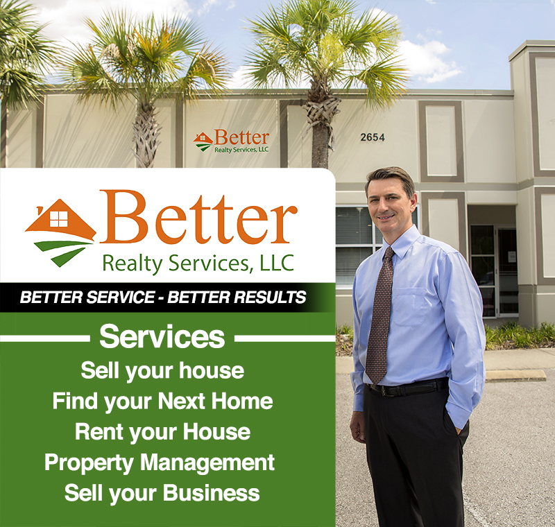 Monty Bryan, Better Realty Services LLC | 2654 Cypress Ridge Blvd. #103, Wesley Chapel, FL 33544, USA | Phone: (813) 833-7786