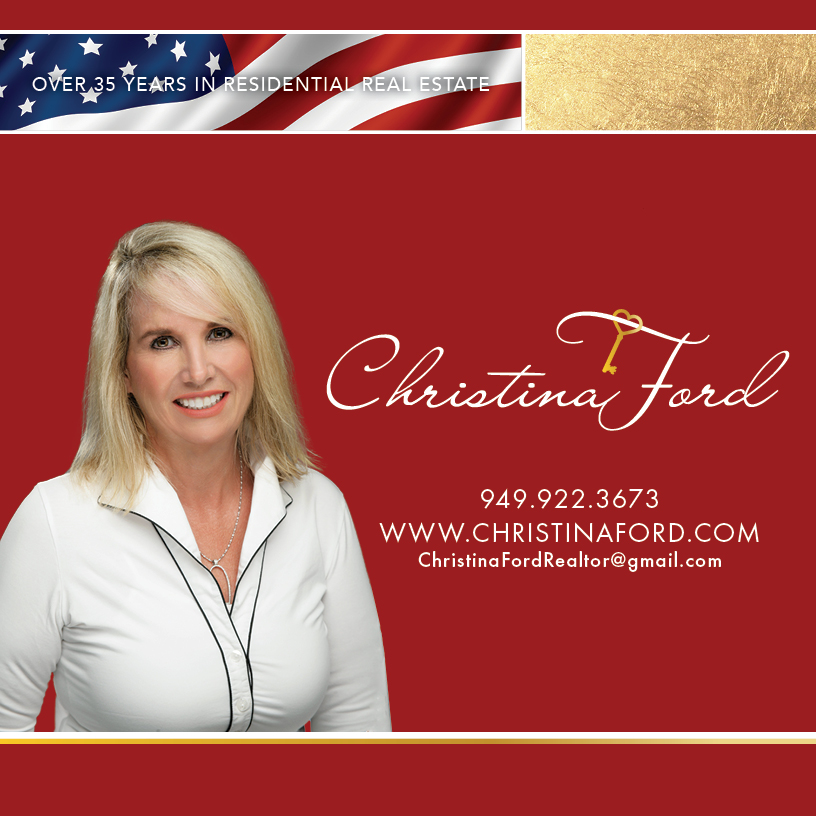 Christina Ford | 30021 Tomas #300, Rancho Santa Margarita, CA 92688, USA | Phone: (949) 922-3673