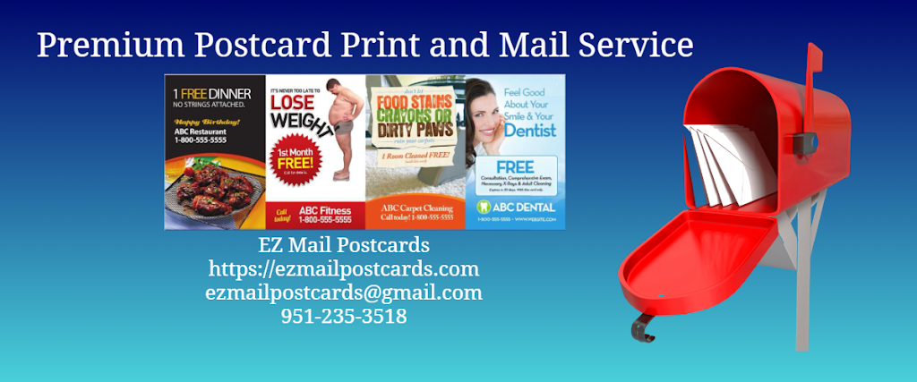 EZ Mail Postcards | 5005 La Mart Dr #100 B9, Riverside, CA 92507, USA | Phone: (951) 432-5300