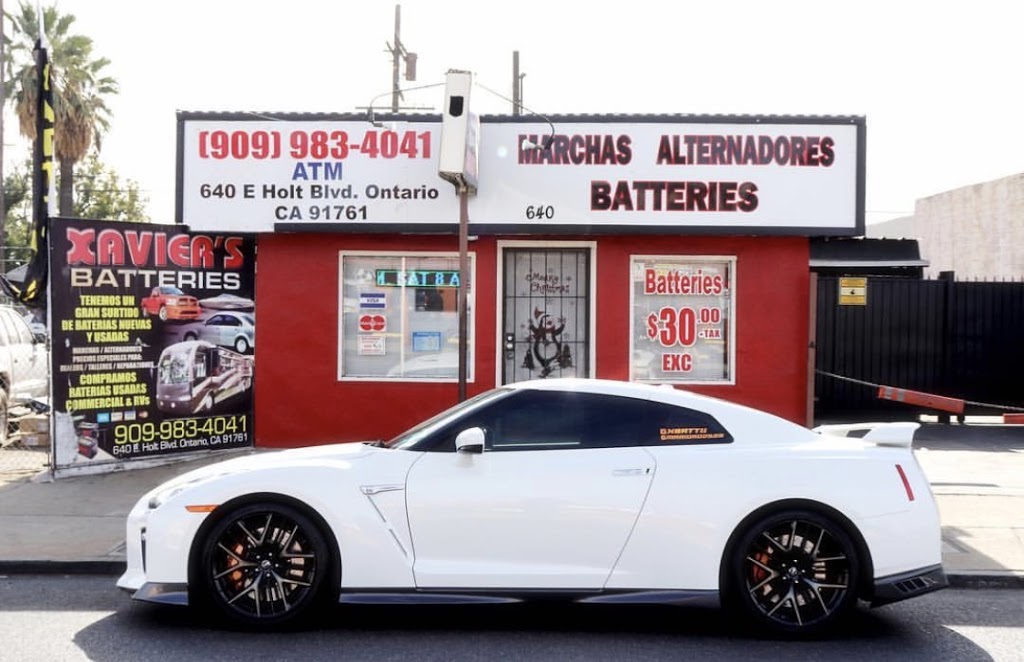 Xaviers Batteries | 640 E Holt Blvd, Ontario, CA 91761, USA | Phone: (909) 983-4041