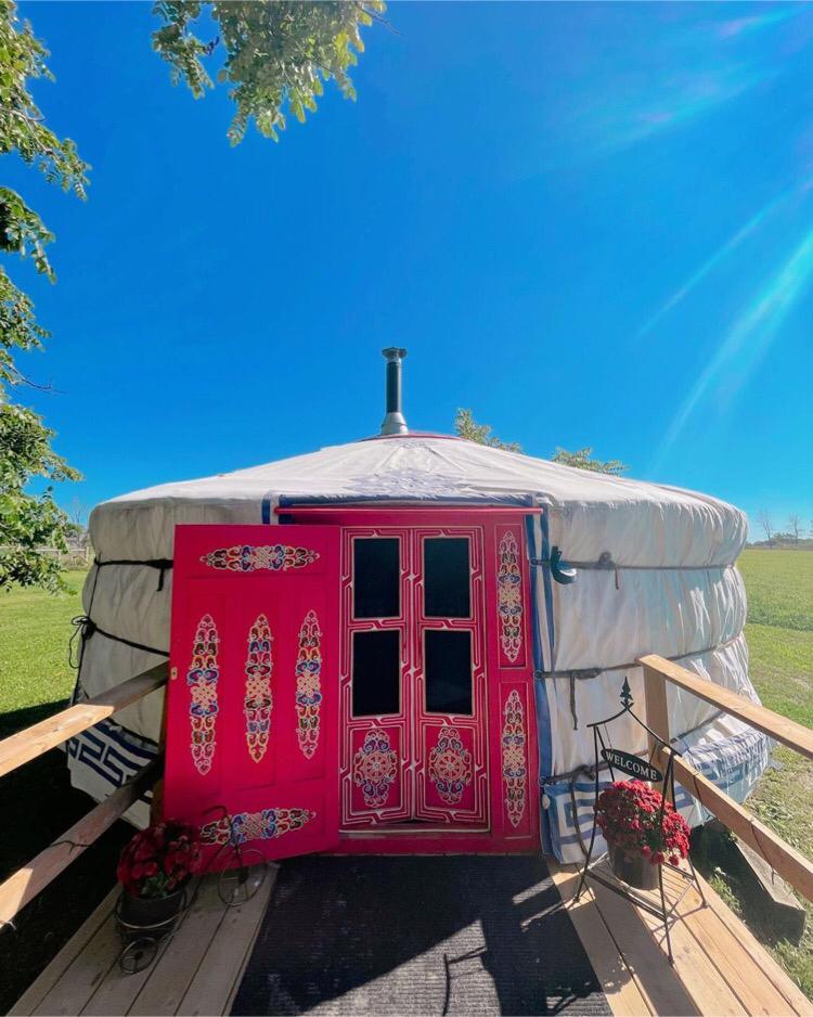 Riverside Oasis Farm - Best Yurt Glamping in Niagara, ON | 6696 Canborough Rd, Wellandport, ON L0R 2J0, Canada | Phone: (289) 442-5733