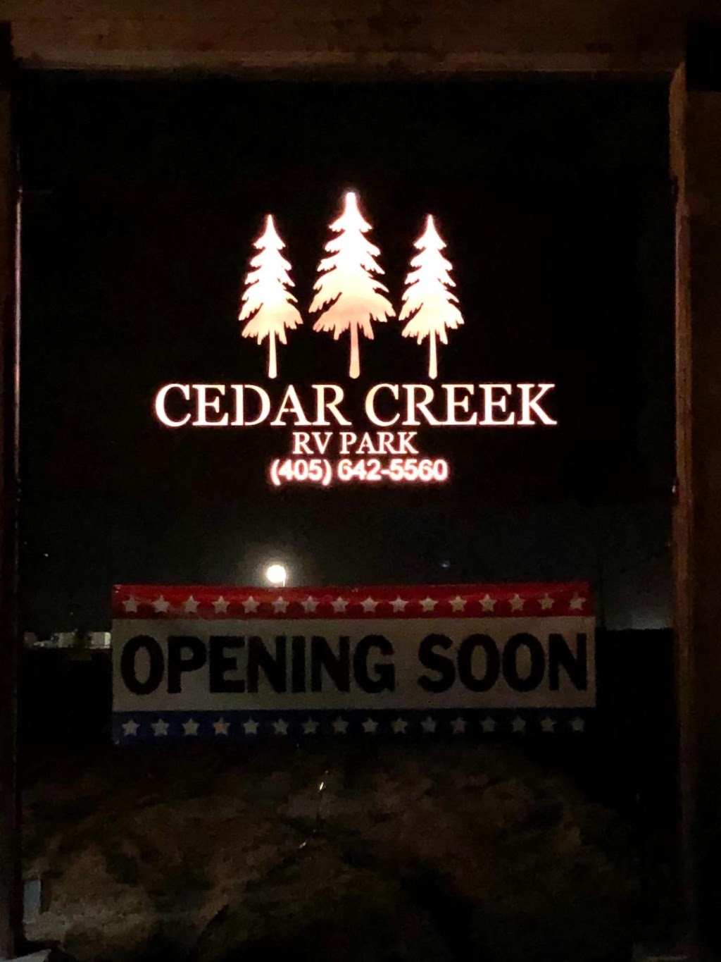 Cedar Creek RV Park | 11165 OK-33, Kingfisher, OK 73750, USA | Phone: (405) 642-5560