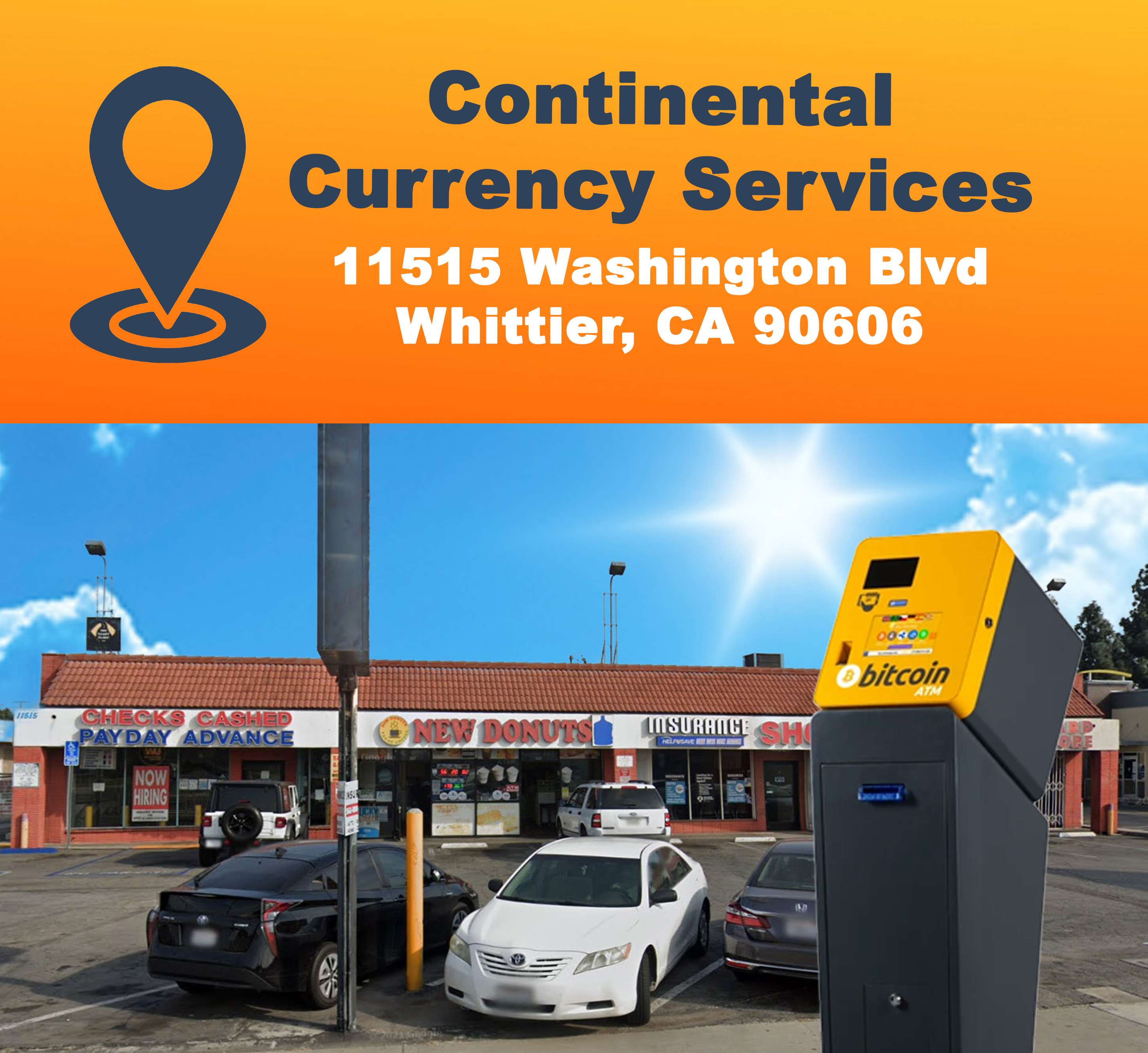 Bitcoin ATM Whittier - Coinhub | 11515 Washington Blvd, Whittier, CA 90606 | Phone: (702) 900-2037