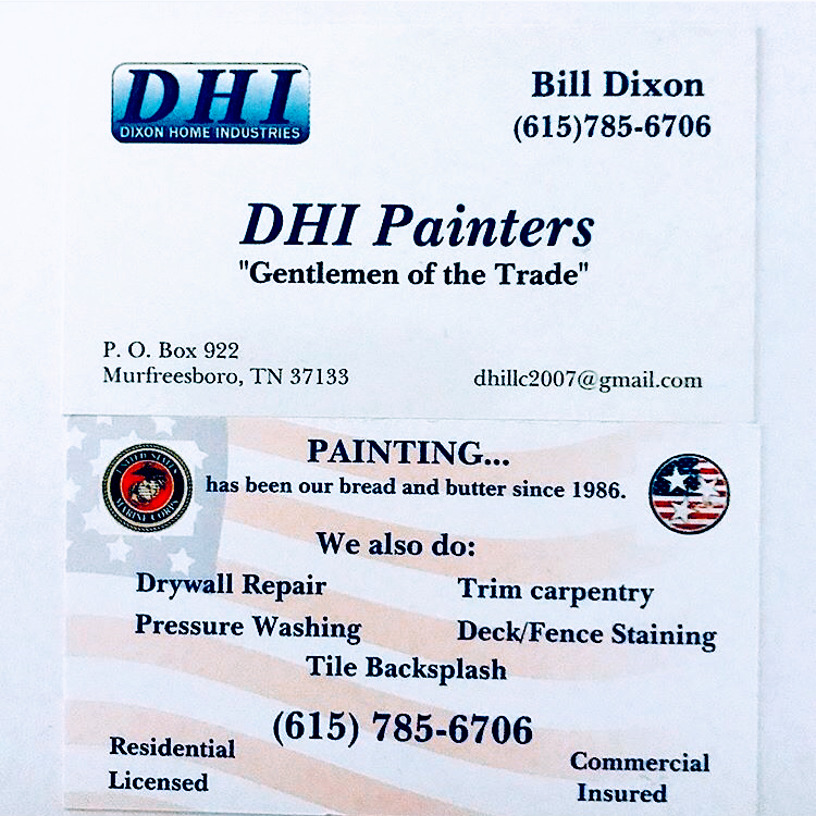 DHI PAINTERS | 5591 Old Salem Rd, Rockvale, TN 37153, USA | Phone: (615) 785-6706