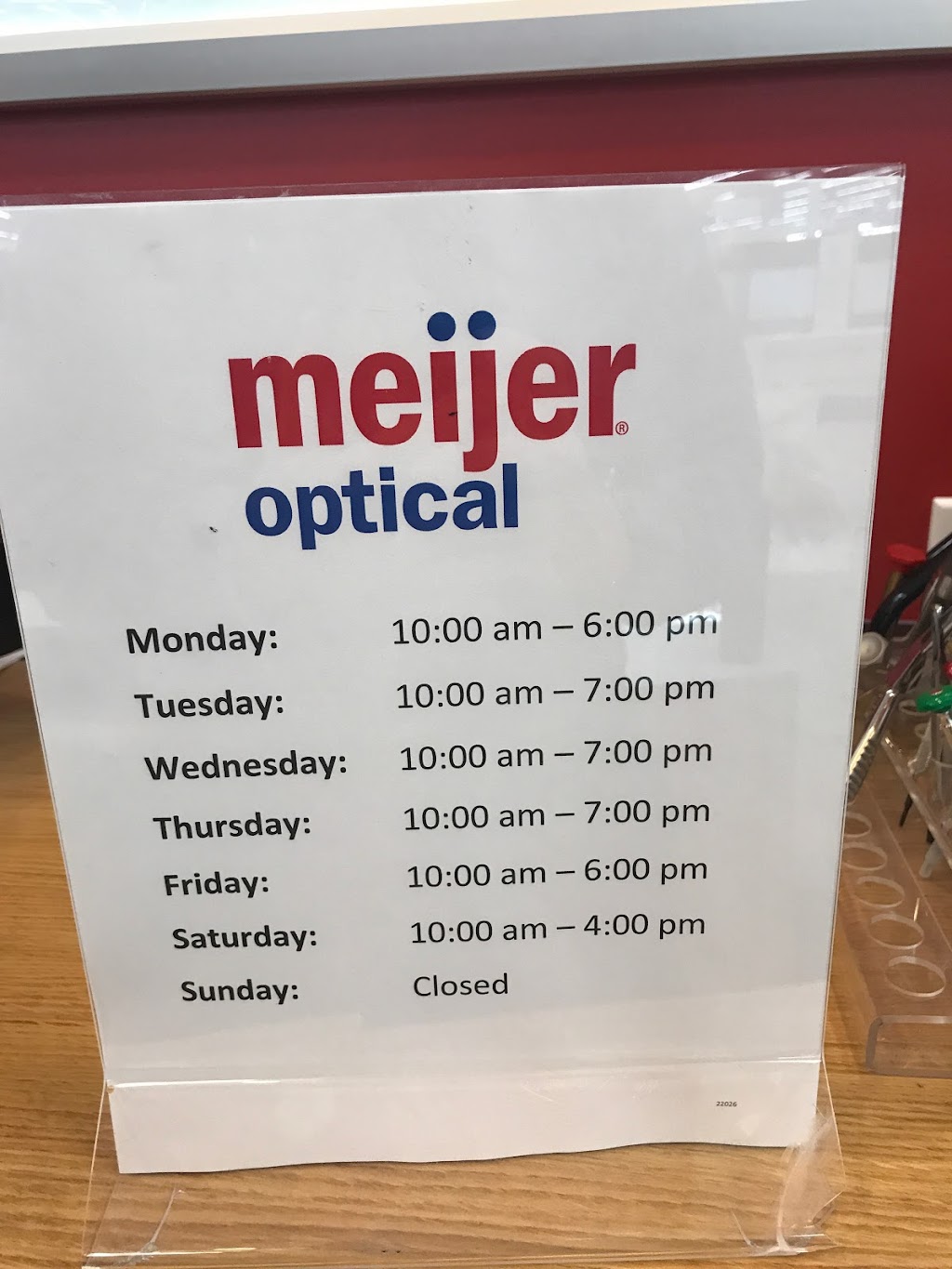 Meijer Optical | 930 Colemans Crossing Blvd, Marysville, OH 43040, USA | Phone: (937) 642-0518