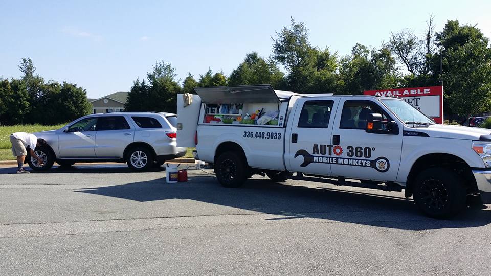 Auto 360 Mobile Monkeys | 1419 Zeb Rd, Gibsonville, NC 27249, USA | Phone: (336) 446-9033