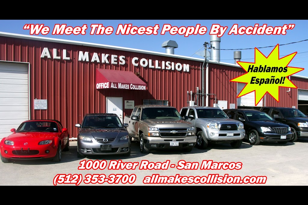 All Makes Collision | 1000 River Rd Suite L, San Marcos, TX 78666, USA | Phone: (512) 353-3700