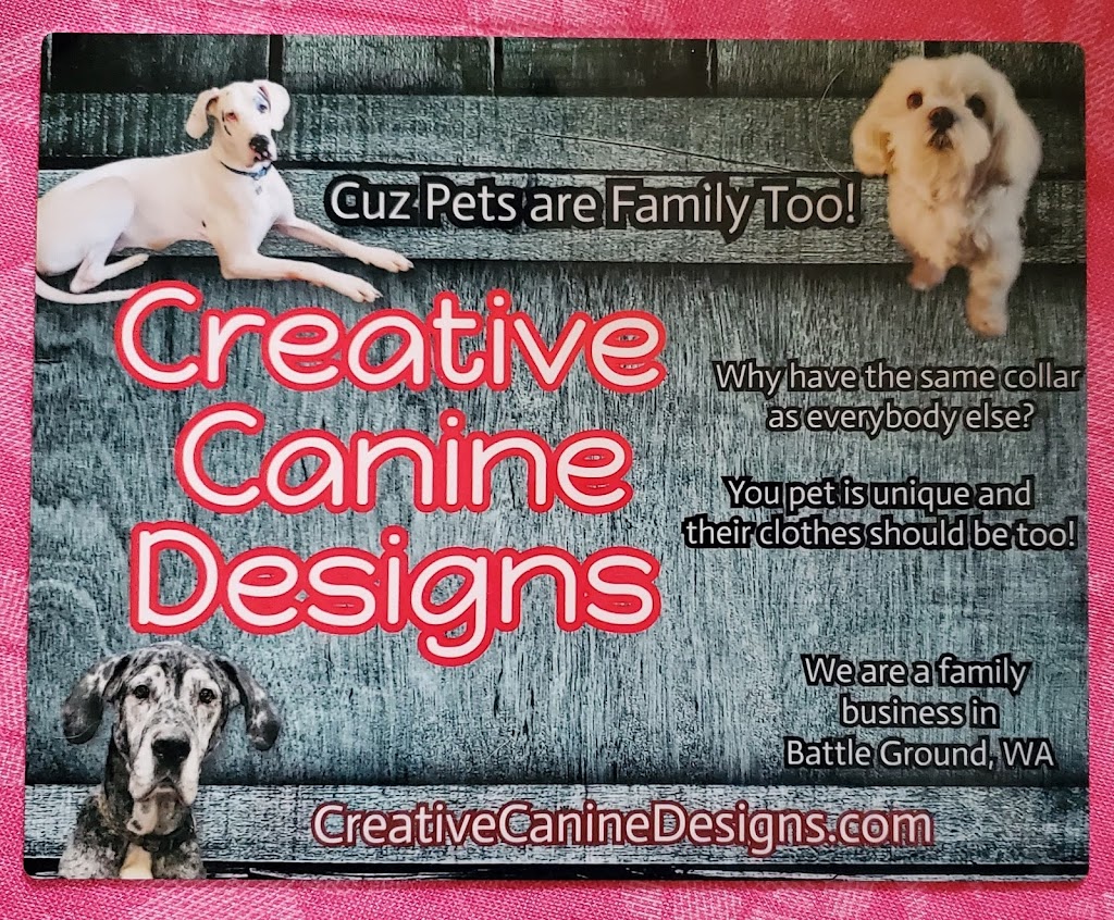 Creative Canine Designs | 2109 SW 5th St, Battle Ground, WA 98604, USA | Phone: (360) 687-0672