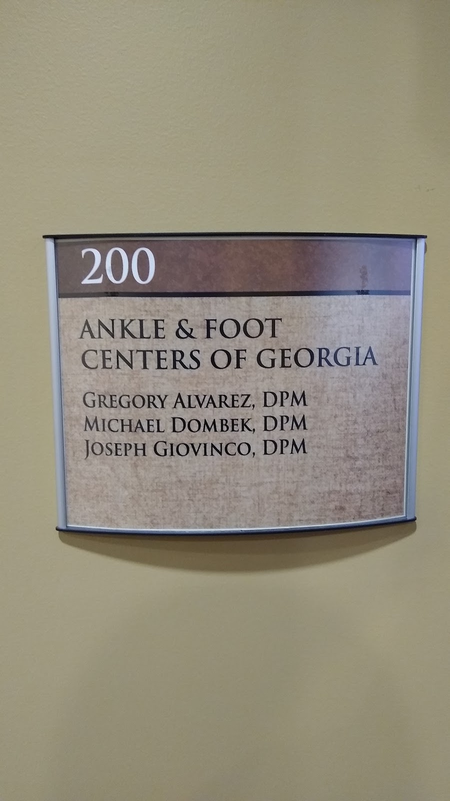 Ankle & Foot Centers of America | 1975 Hwy 54 W Suite 200, Peachtree City, GA 30269, USA | Phone: (770) 487-6716